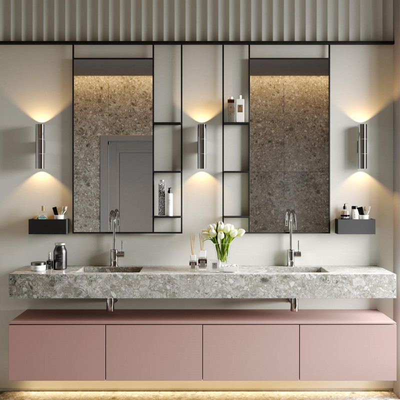 Бра хром Odeon Light Bazel 4281/2WA