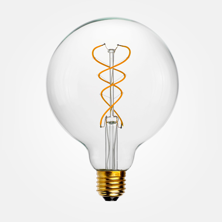 Лампа светодиодная филаментная Sun Lumen E27 5W прозрачная 056-946