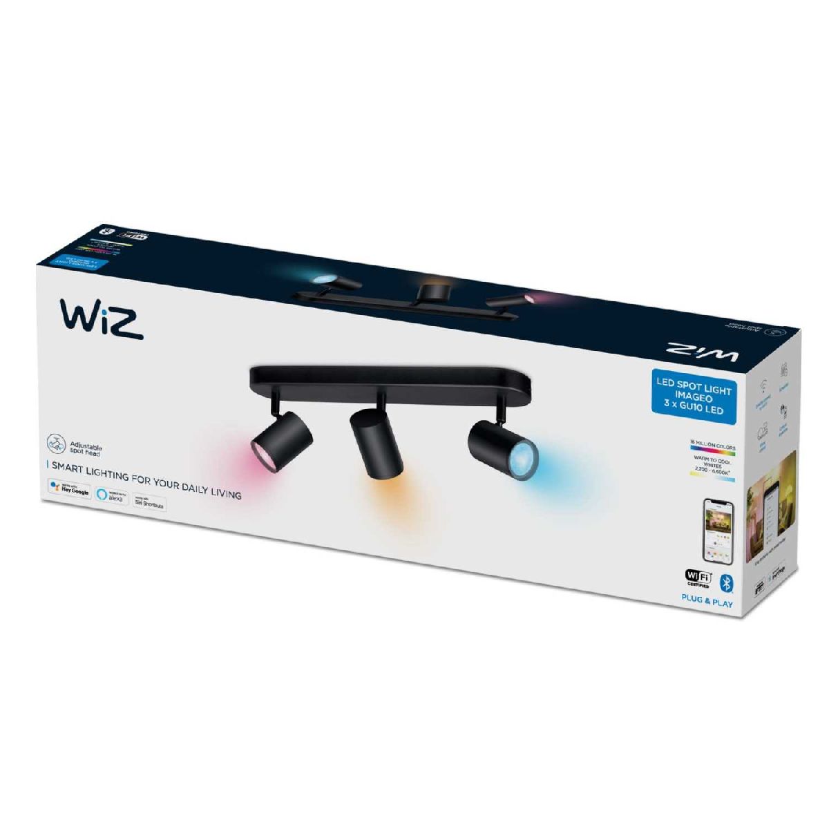 Умный спот Wiz Imageo Spots 3x5W B 22-65K RGB 929002659201
