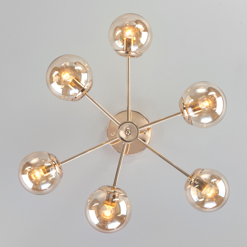 Люстра на штанге Eurosvet 30166/6 золото