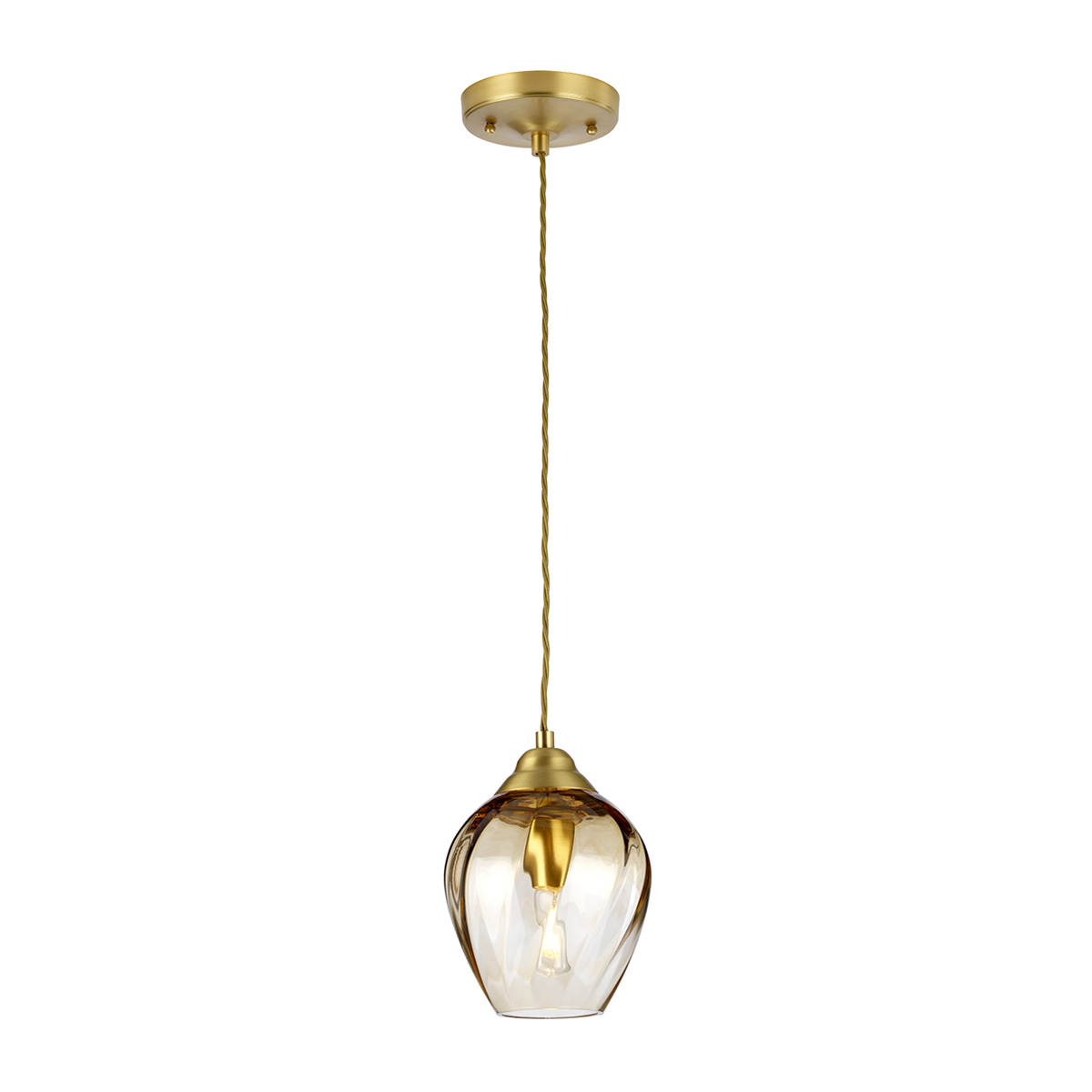 Подвесной светильник Elstead Lighting Tiber TIBER-P-AMBER