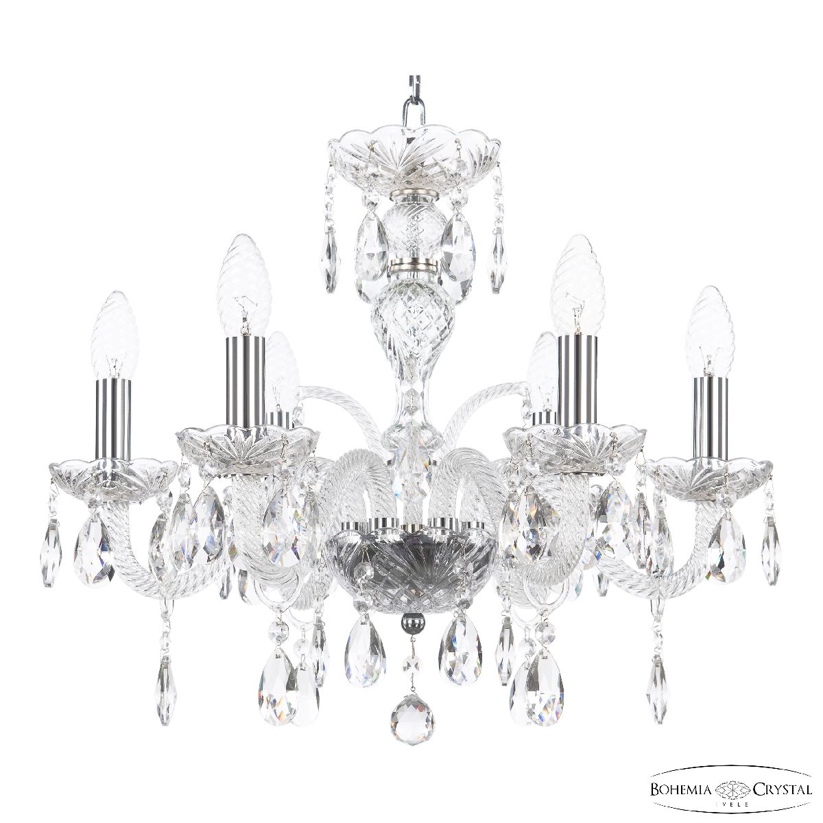 Подвесная люстра Bohemia Ivele Crystal 118/6/165 Ni