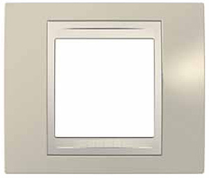 Рамка 1-постовая Schneider Electric Unica Хамелеон MGU6.002.567