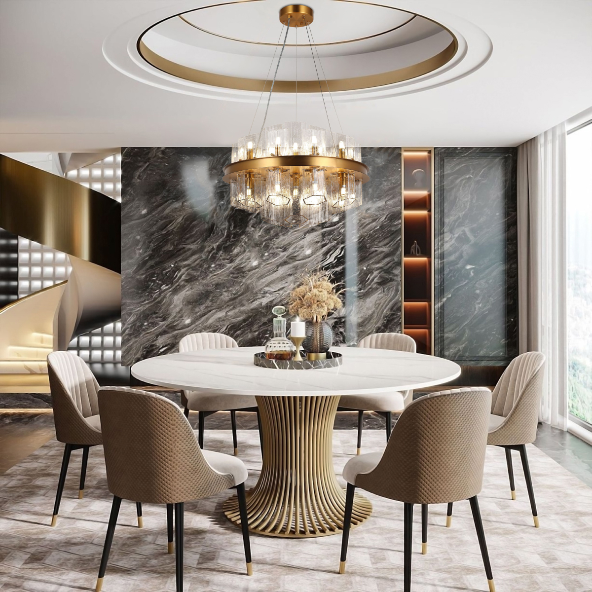 Подвесная люстра Delight Collection BRCH9191-AB