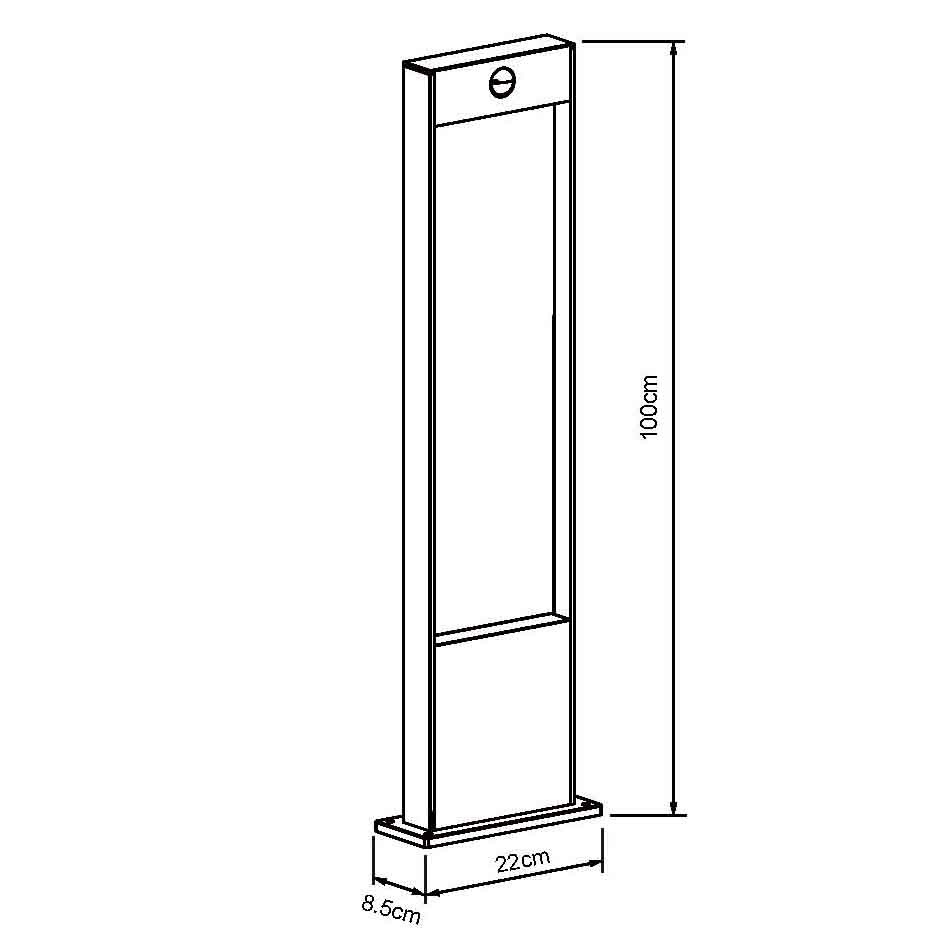 Уличный светодиодный светильник Lucide Jellum 28864/15/30