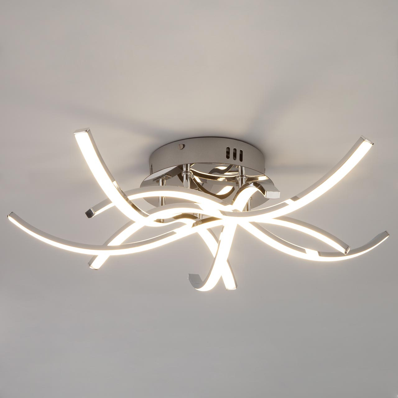 Потолочный светодиодный светильник Eurosvet Graphic 90108/5 хром