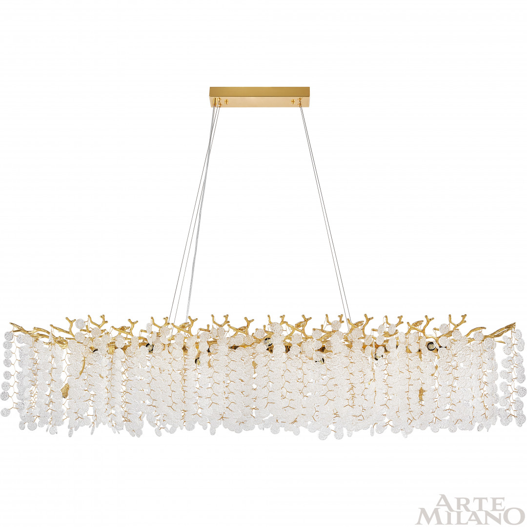 Подвесная люстра Arte Milano Milan 230011/L1500/16/C Gd