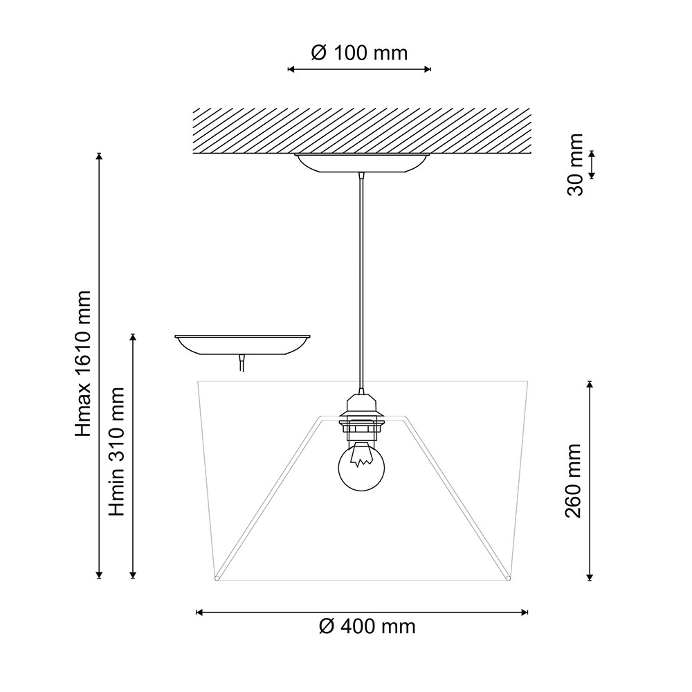Подвесной светильник Lucia Tucci Lotte 214.1