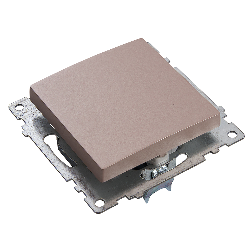 Выключатель одноклавишный Stekker Катрин GLS10-7110-02 49179