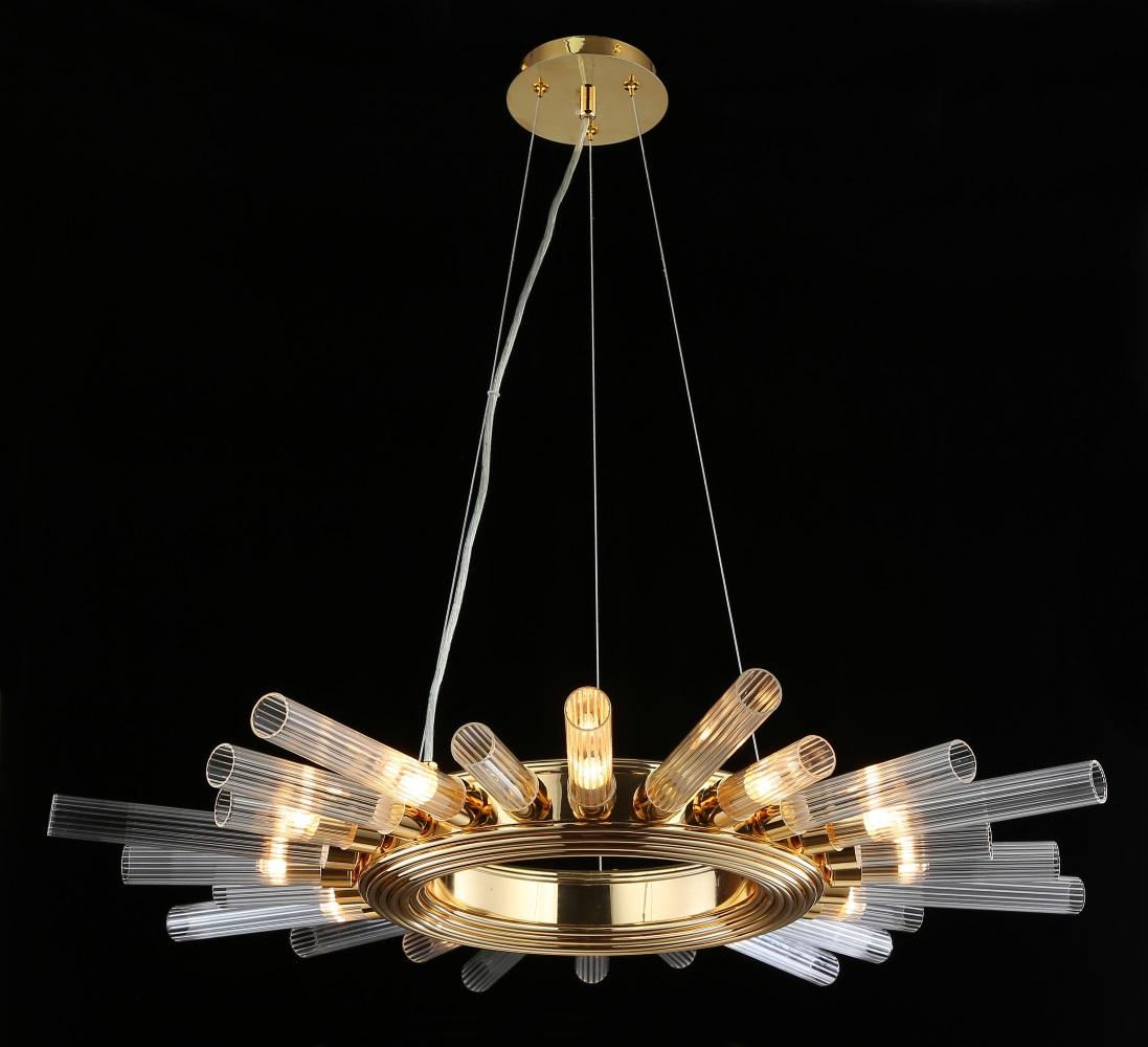 Подвесная люстра Crystal Lux Fair SP12 Gold D800