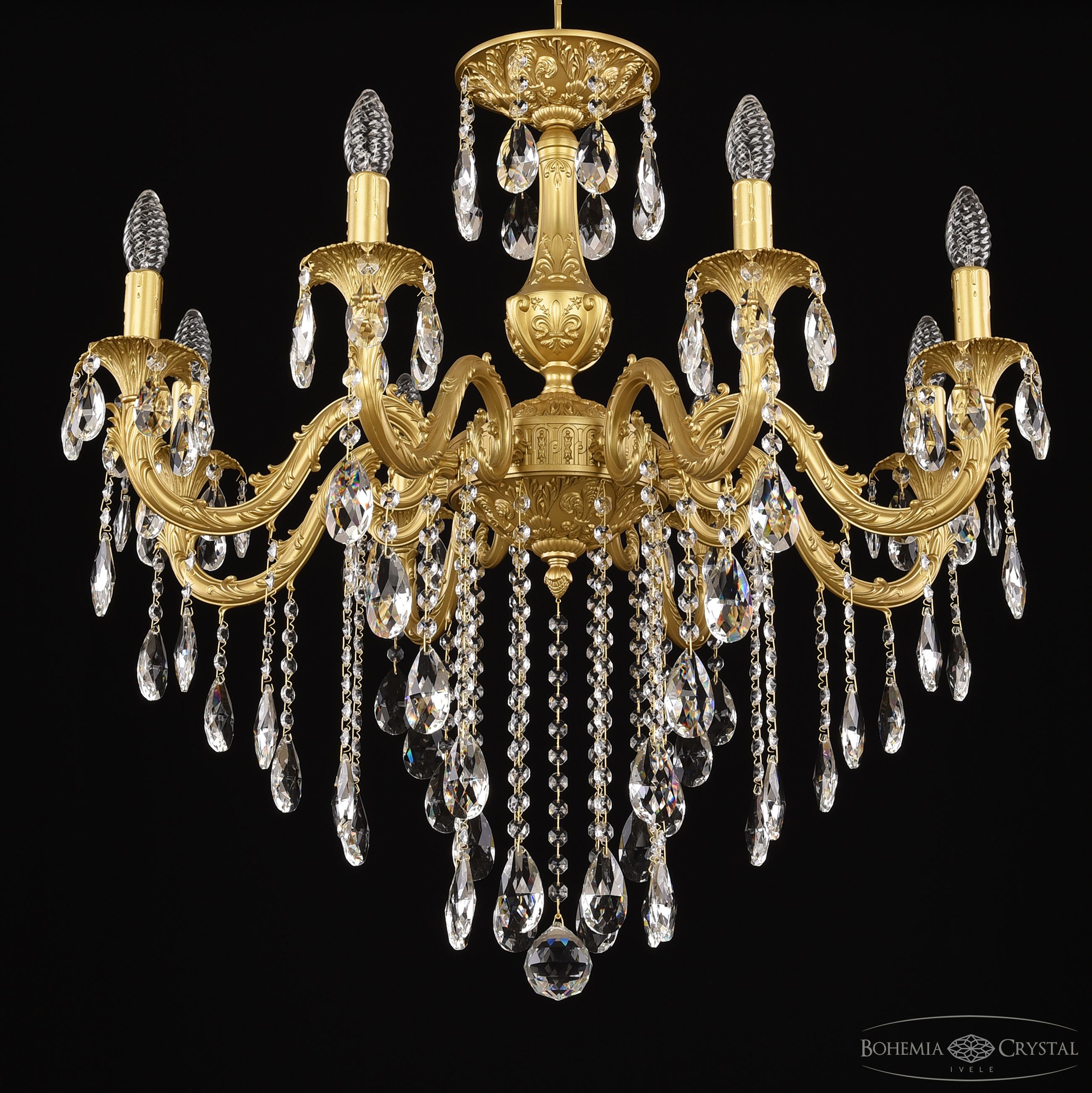 Подвесная люстра Bohemia Ivele Crystal AL79101/8/250 B AG