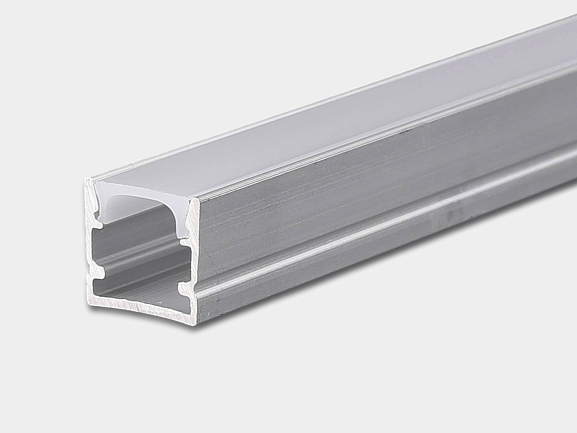 Профиль для светодиодной ленты алюминиевый накладной с рассеивателем (экраном), 2 м, SWG Standard SF-1010 00-00045089