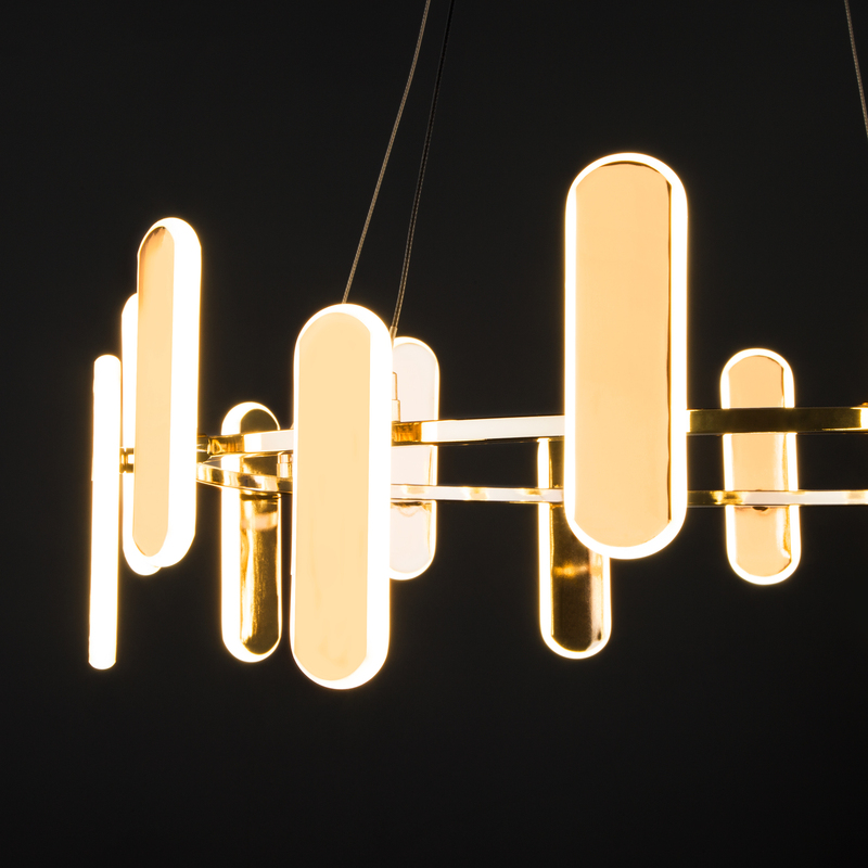 Подвесной светодиодный светильник Eurosvet Riddle 90206/16 золото