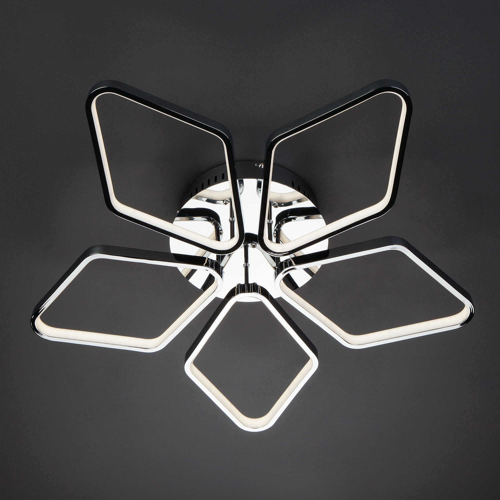 Потолочный светодиодный светильник Eurosvet Kalifea 90081/5 хром