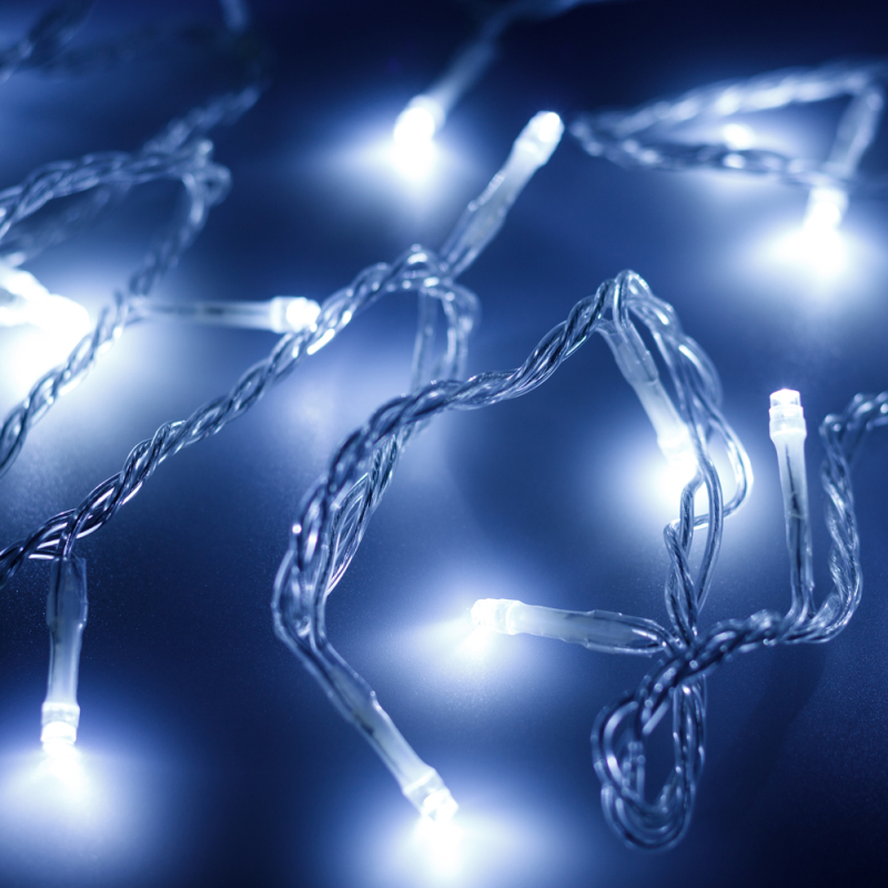 Светодиодная гирлянда Arlight ARD-String-Home-5000-Clear-50LED-Flash White 025752