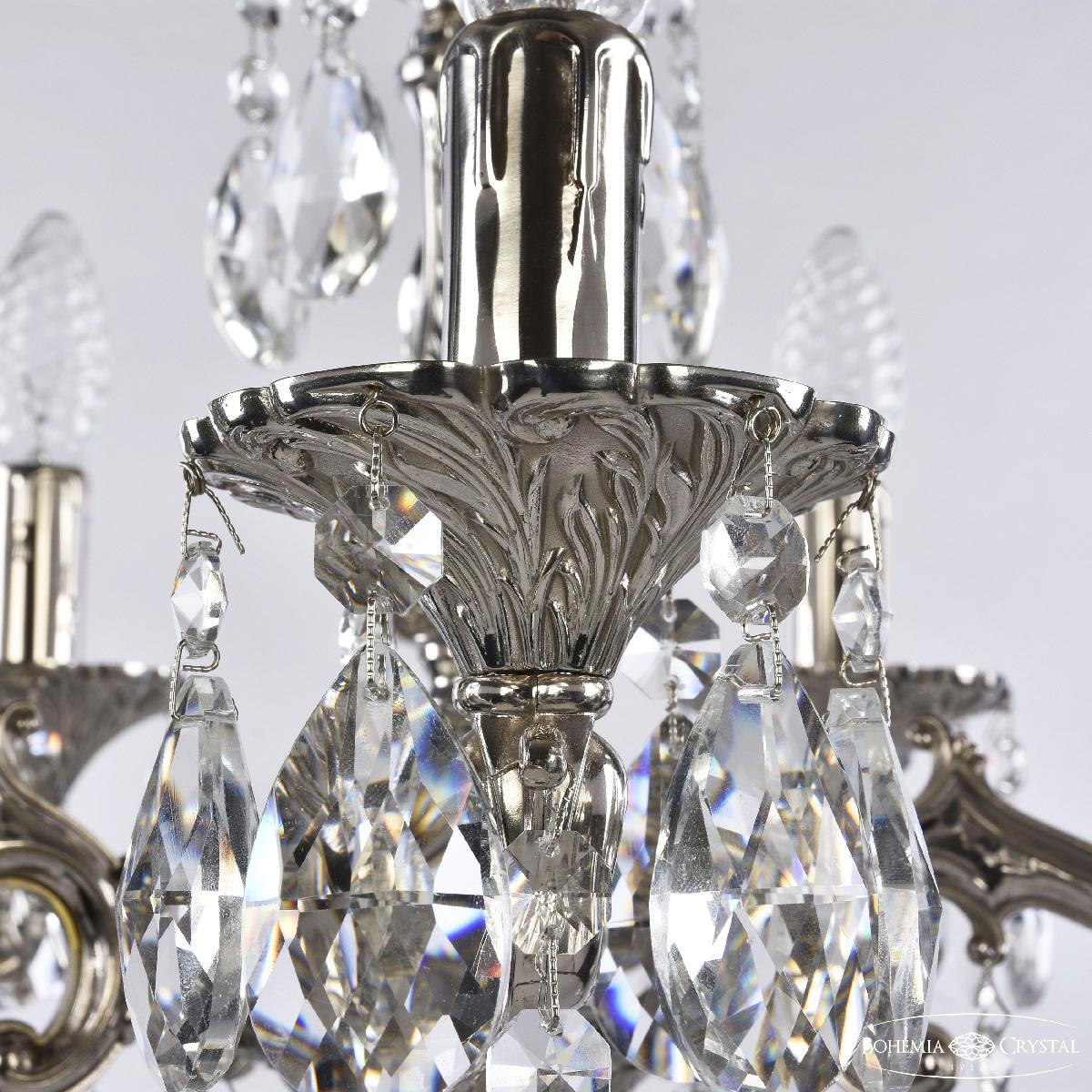 Подвесная люстра Bohemia Ivele Crystal Verona 72102/5/125 B Ni