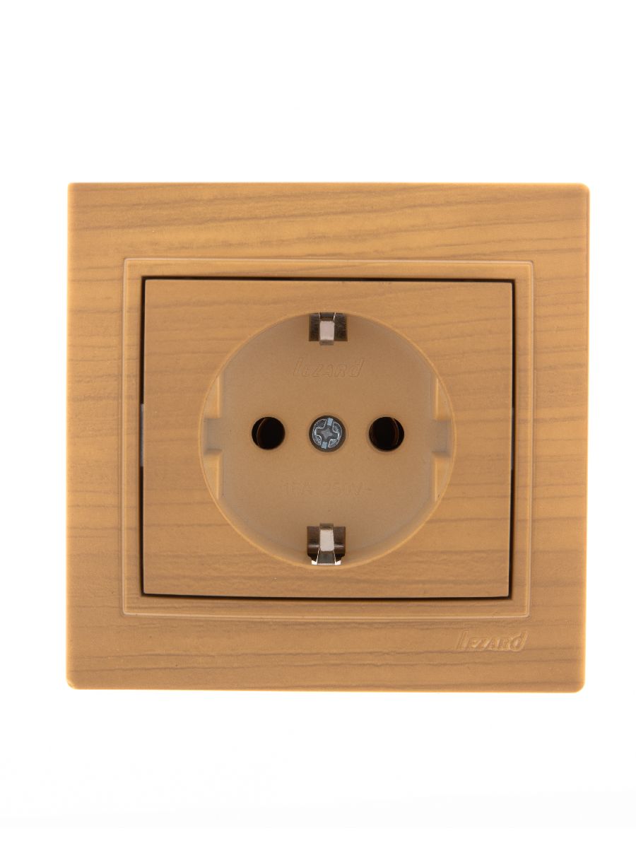 Розетка с/з Lezard Mira 701-4747-122