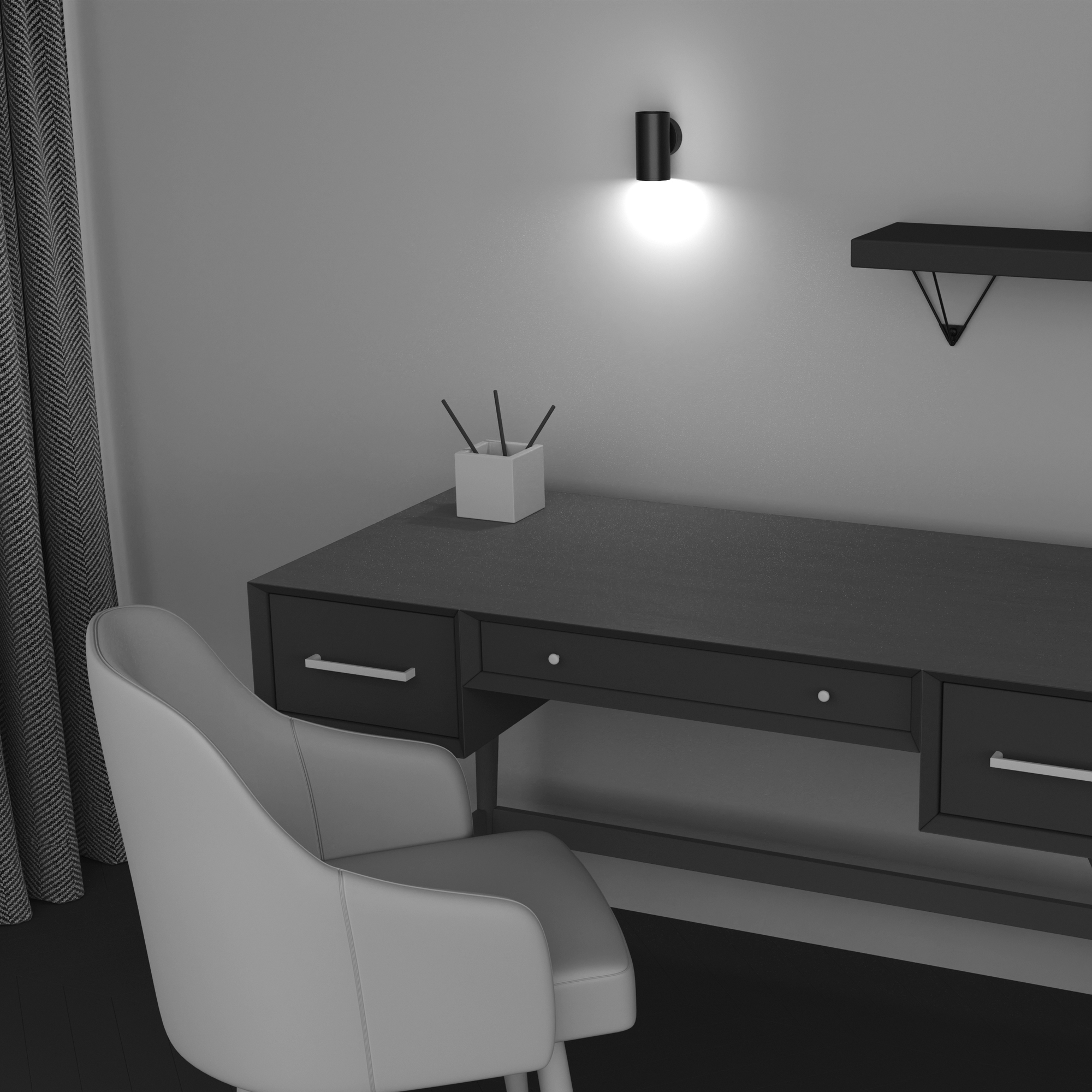 Бра Maytoni Technical FOCUS S C068WL-01B