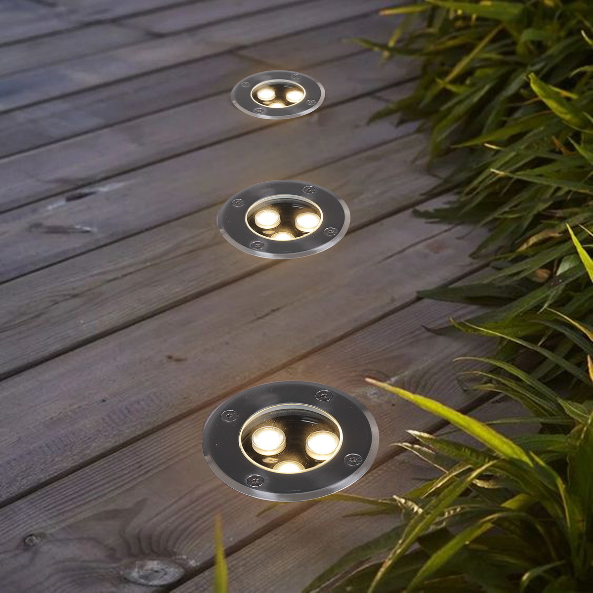 Грунтовый светильник Reluce 09403-0.7-001U LED3W WW