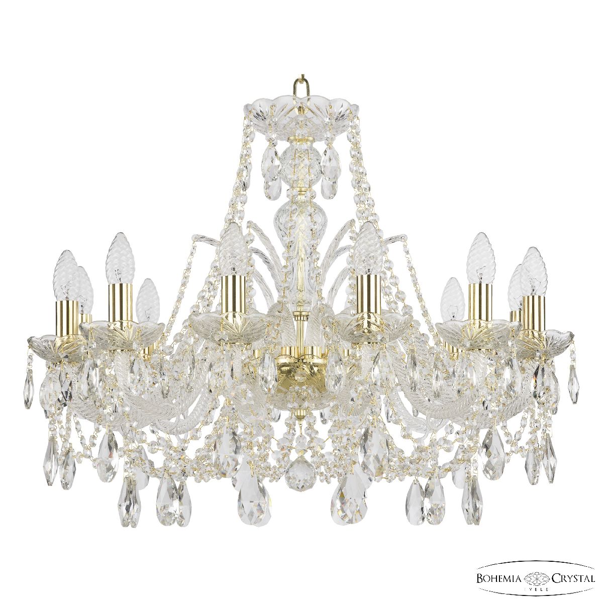 Подвесная люстра Bohemia Ivele Crystal 105/12/240 G