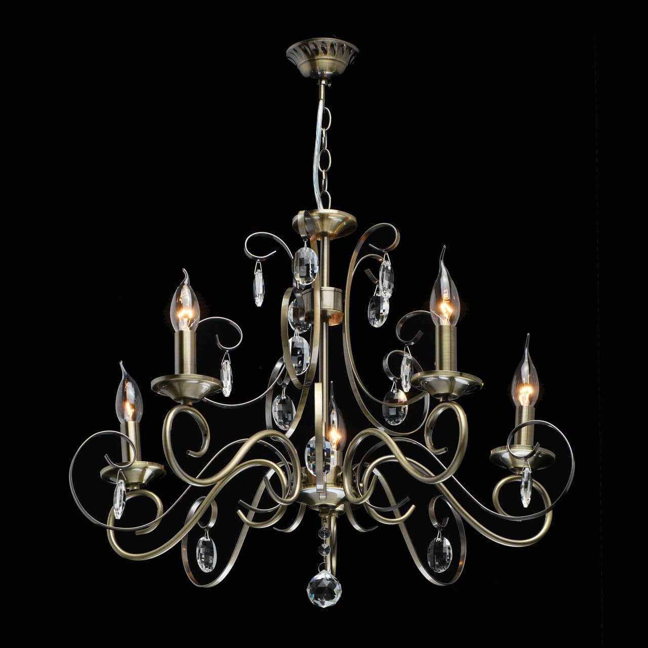 Подвесная люстра De Markt City Аврора 371016105