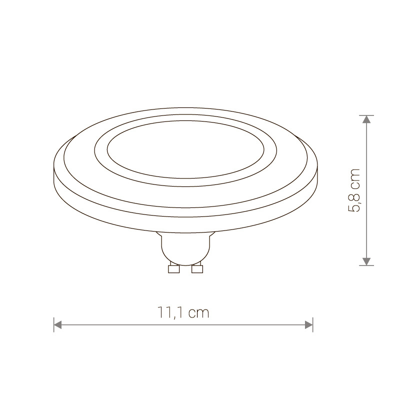 Лампа светодиодная Nowodvorski GU10 9W 4000K прозрачная 9214
