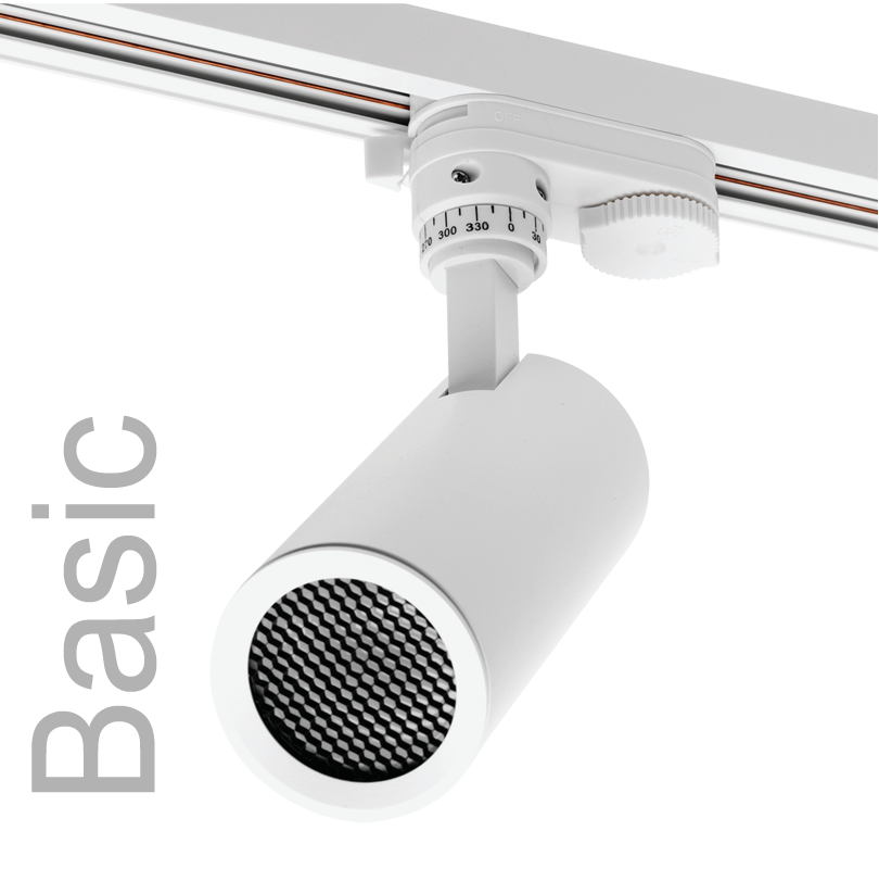 Трековый однофазный светильник Wolta Basic WTL-GU10/01W