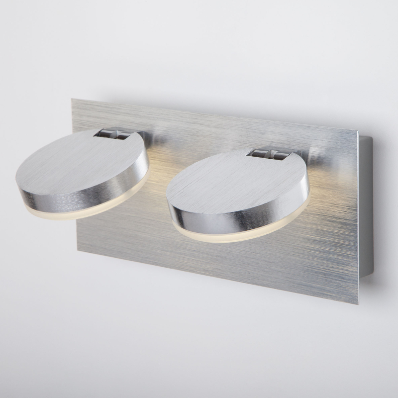 Настенный светодиодный светильник Eurosvet Cover 20004/2 алюминий