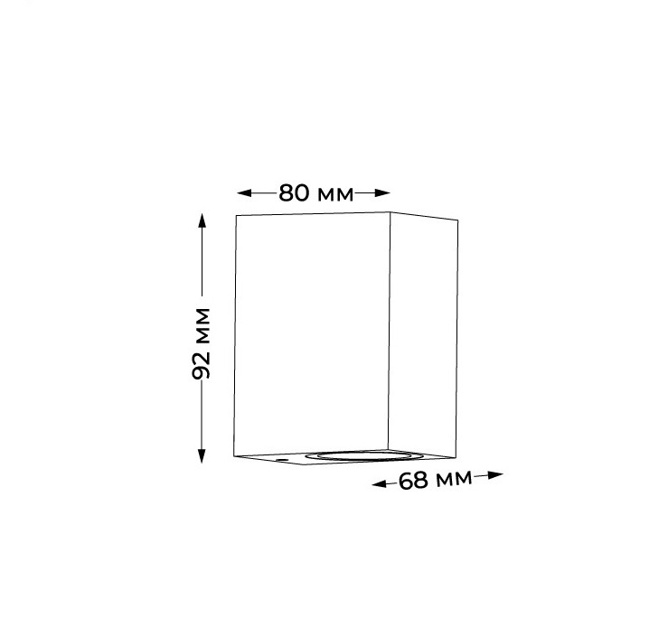 Уличный настенный светильник Italline IT1003
