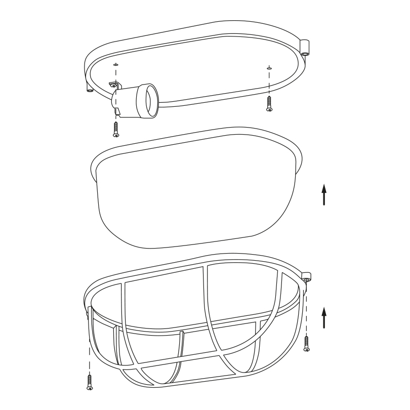 Настенно-потолочный светильник Wolta ДПБ04-100-002