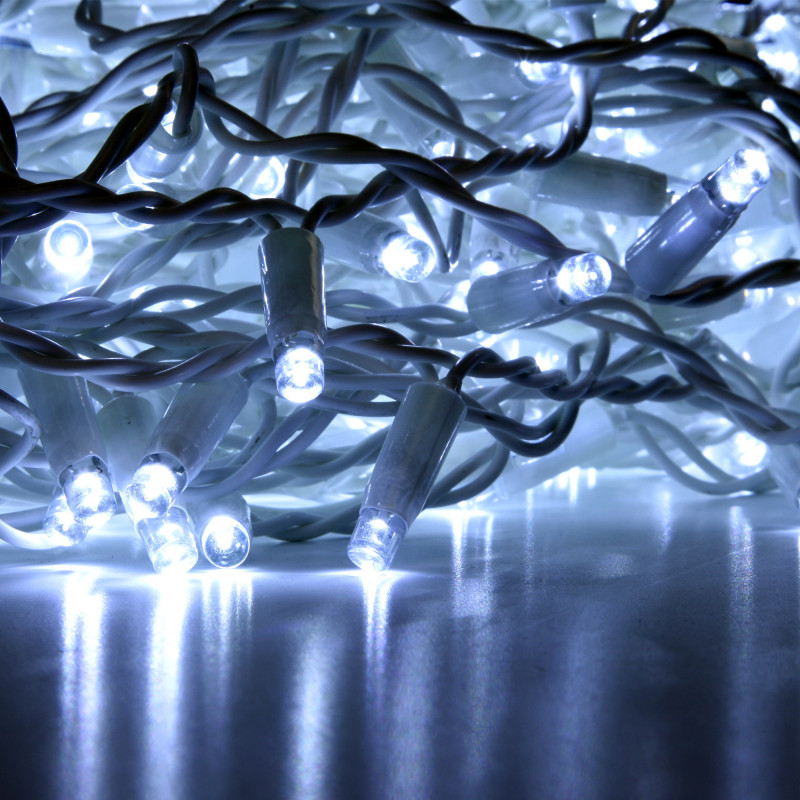 Светодиодный занавес Eurosvet 200-101 белый с эффектом мерцания 2*3м IP65