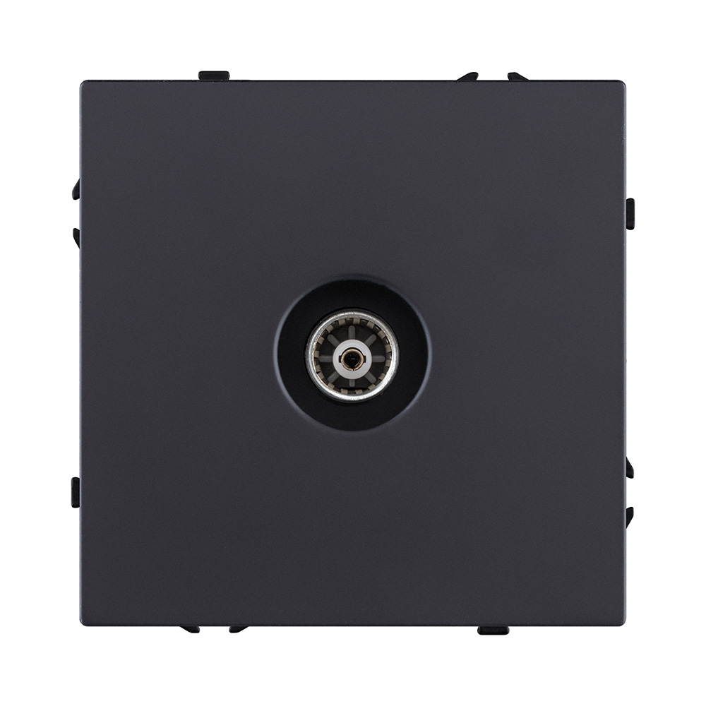 Розетка спутниковая SAT, черный матовый Kollinger Eclipse EC-021BK