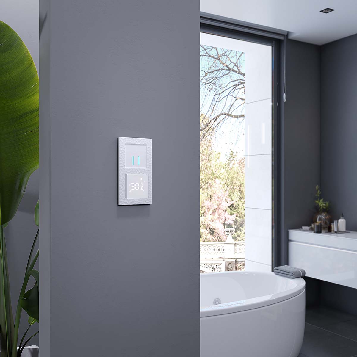 Сенсорный терморегулятор для теплого пола умный дом Werkel W1151201 4690389176937