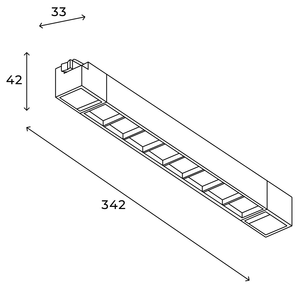 Трековый однофазный светильник Hesby Lighting Skylite HSBL_0142