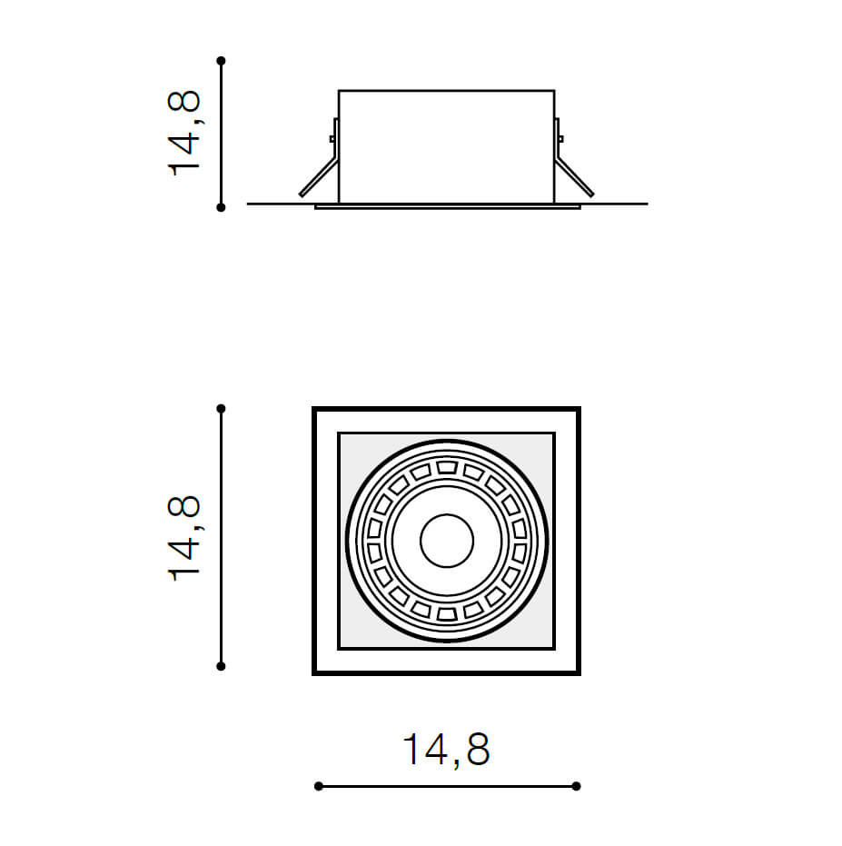 Встраиваемый светильник Azzardo Nova AZ2870