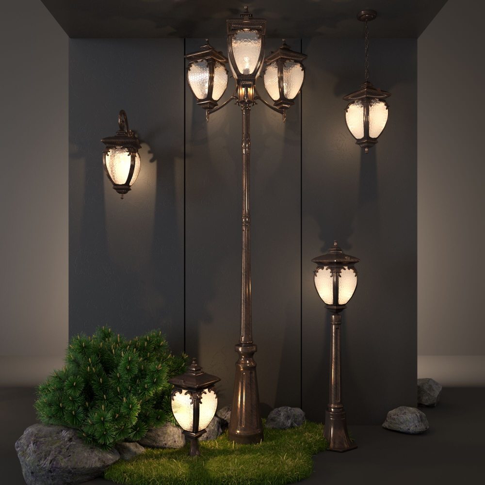 Уличный подвесной светильник Elektrostandard Andromeda H (GLYF-8024H) 4690389042737