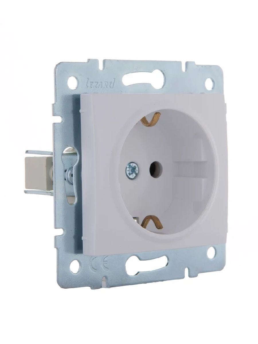 Розетка с защитой от детей Lezard Karina 707-0288-124B
