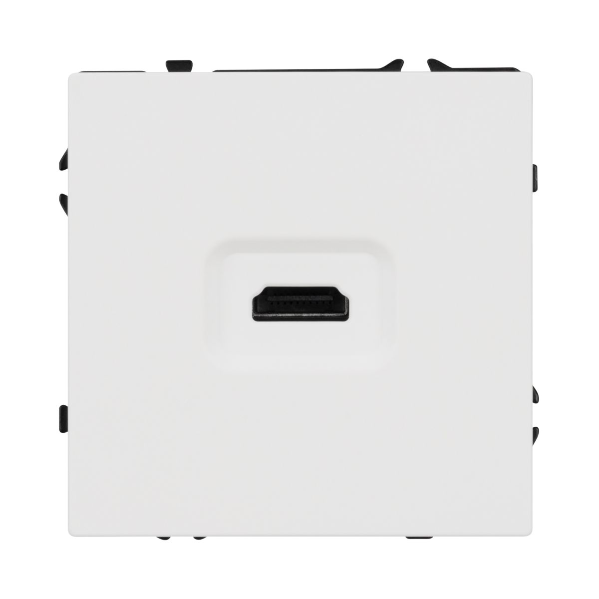 Механизм HDMI розетки Arlight SCT-NOBE-MHD1-SFPL-WH (Белый кварц) 061846