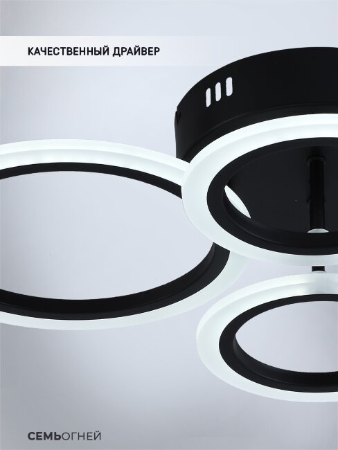 Потолочная люстра Seven Fires Leyni SF5006/4C-BK