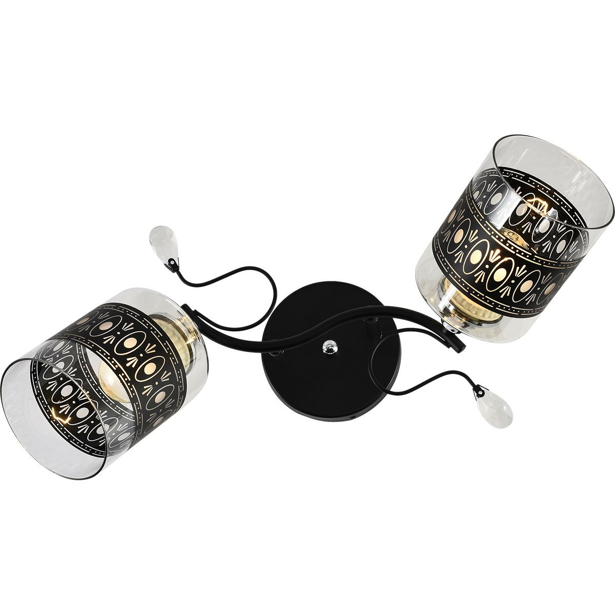 Люстра на штанге Reluce 11378-0.3-02B BK+CR