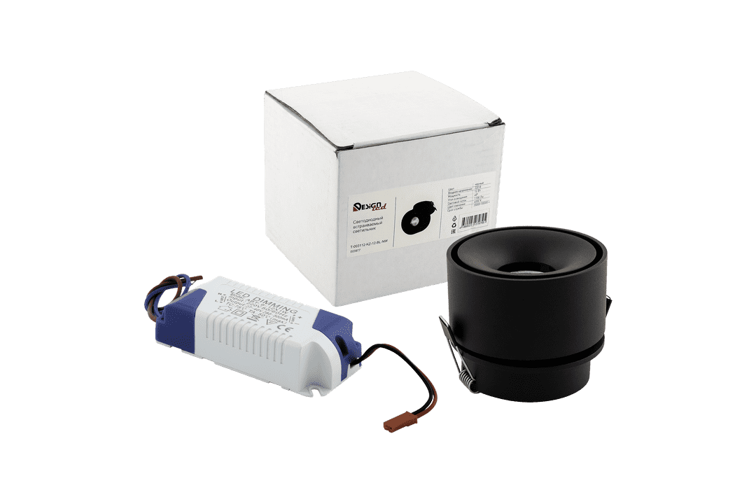 Встраиваемый светильник DesignLed T003112-KZ-12-BL-NW 003977