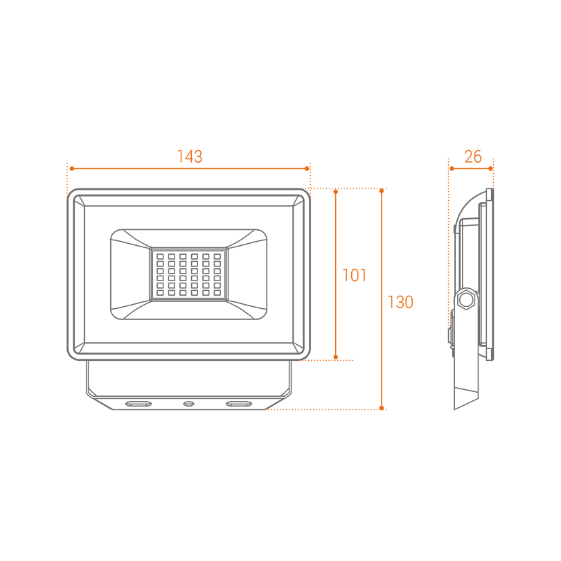 Прожектор Wolta WFL-30W/06