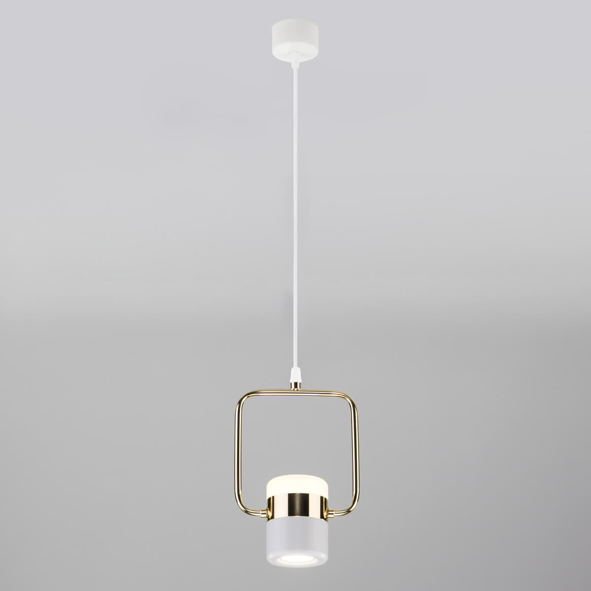 Подвесной светодиодный светильник Eurosvet Oskar 50165/1 LED хром/белый