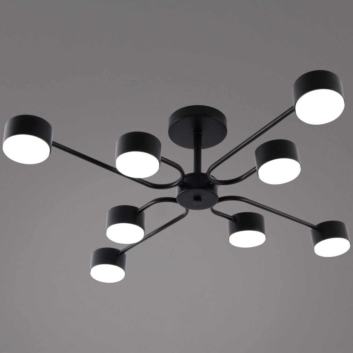 Люстра на штанге Reluce 03708-0.3-08 BK GX53