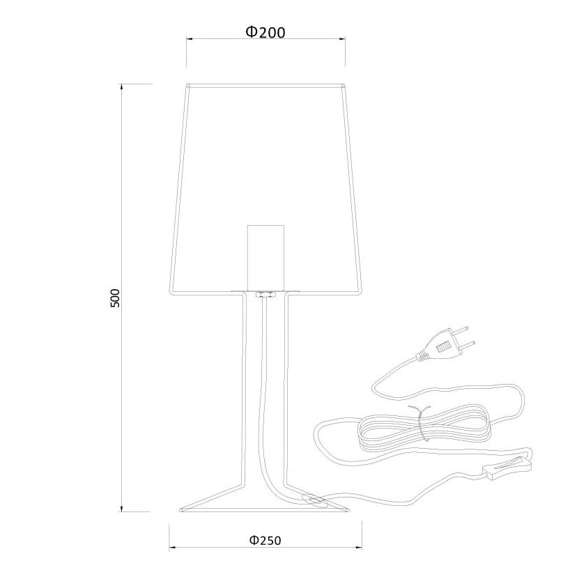 Настольная лампа Lucide Louis 78575/50/31