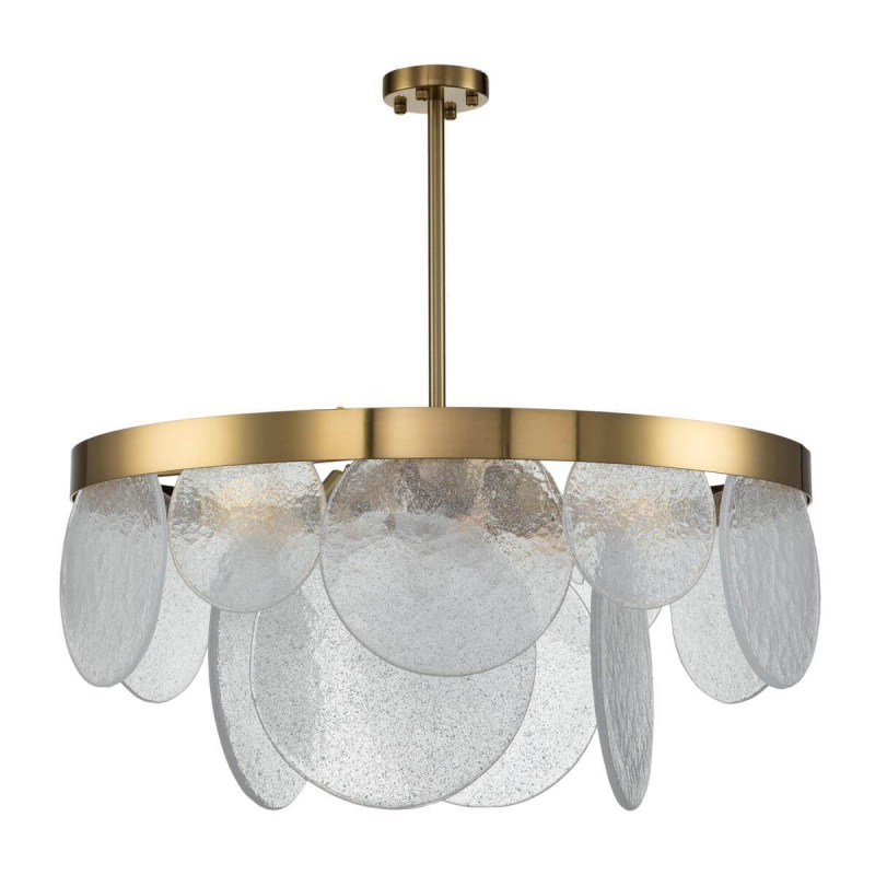 Люстра на штанге Indigo Bianco 12018/6R Brass V000012