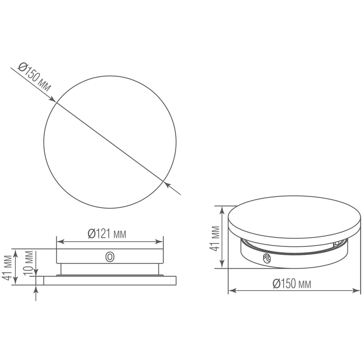 Настенный светильник Donolux Eclipse DL18840W12W