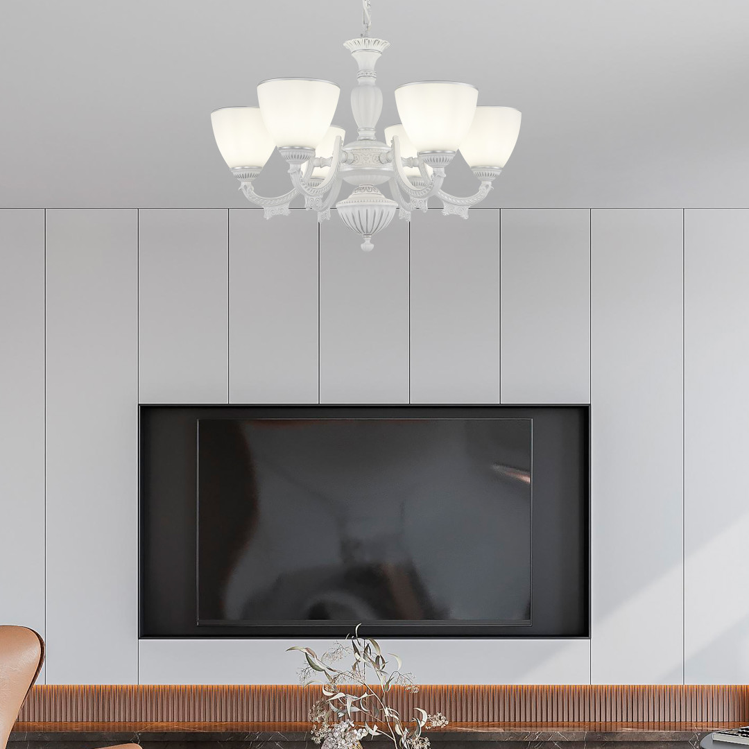 Подвесная люстра Arte Milano 342837/6 WT+SL УЦ