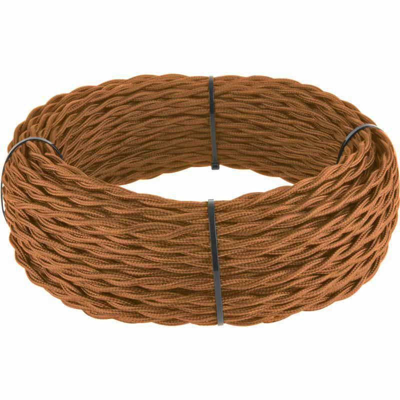 Ретро кабель Werkel витой трехжильный 2,5 мм медный 4690389153143