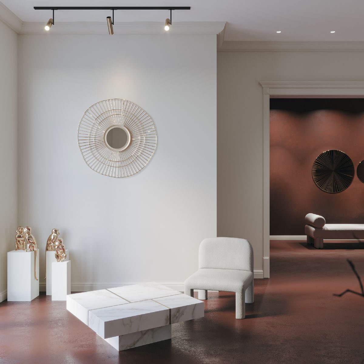 Трековый светильник Maytoni Elti TR005-1-GU10-BG